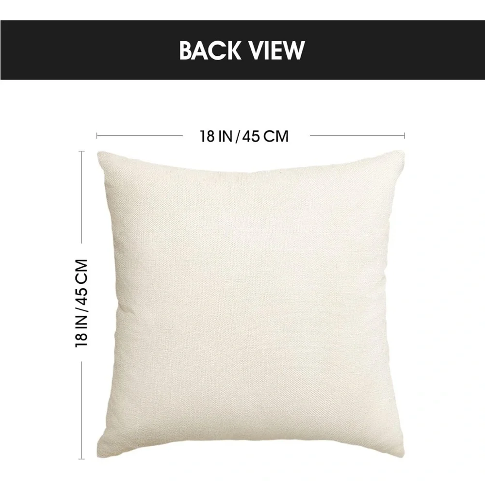 Happy New Year Decorative Pillow Cover - Black and Multicolor (18”x18”)